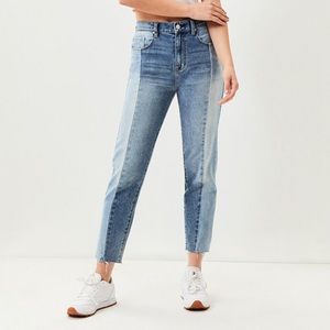 PacSun Two Toned Mom Jeans
